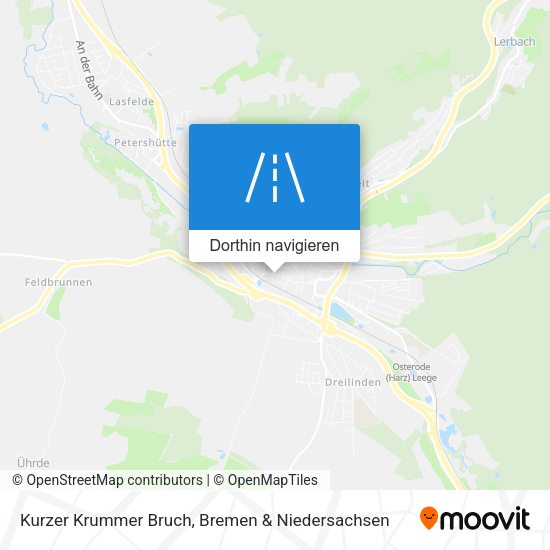 Kurzer Krummer Bruch Karte