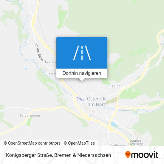 Königsberger Straße Karte