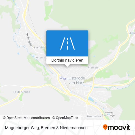 Magdeburger Weg Karte