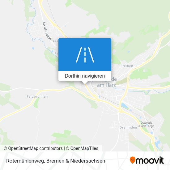 Rotemühlenweg Karte