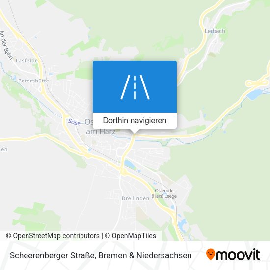 Scheerenberger Straße Karte