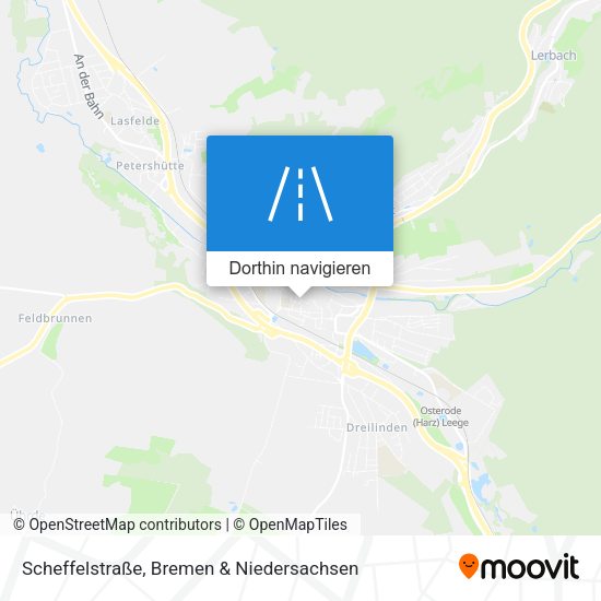 Scheffelstraße Karte