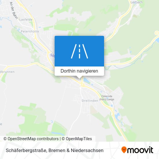 Schäferbergstraße Karte