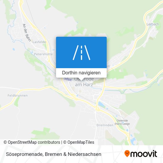 Sösepromenade Karte