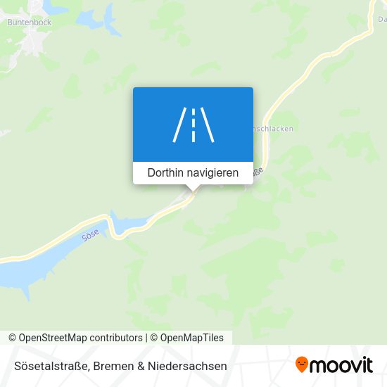 Sösetalstraße Karte