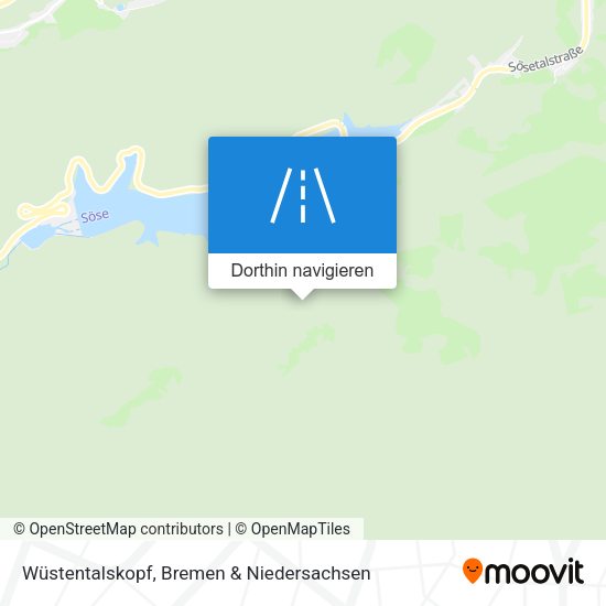 Wüstentalskopf Karte