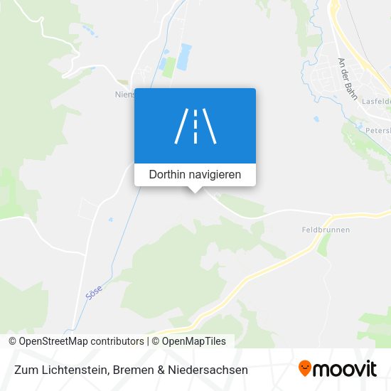 Zum Lichtenstein Karte