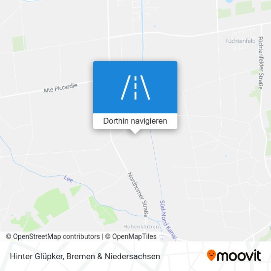 Hinter Glüpker Karte