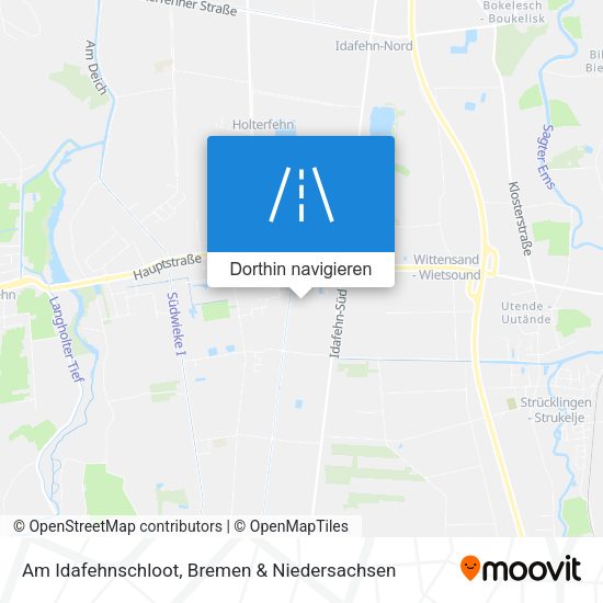 Am Idafehnschloot Karte