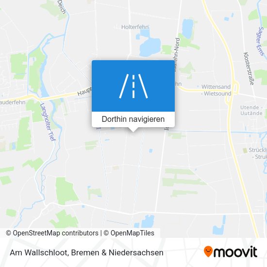 Am Wallschloot Karte