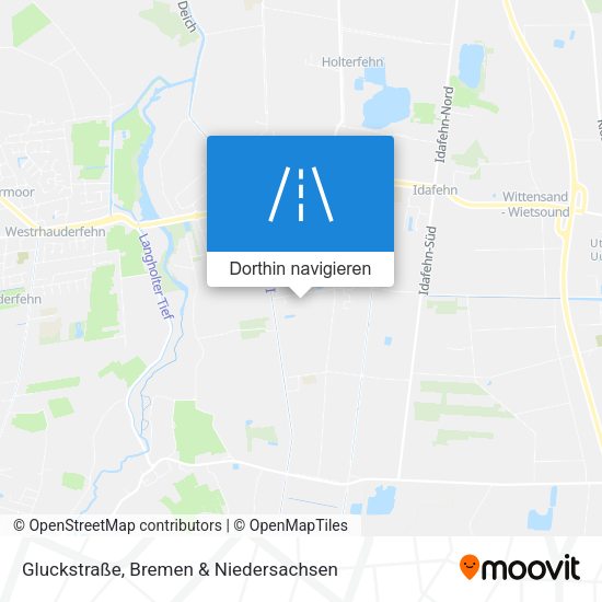 Gluckstraße Karte