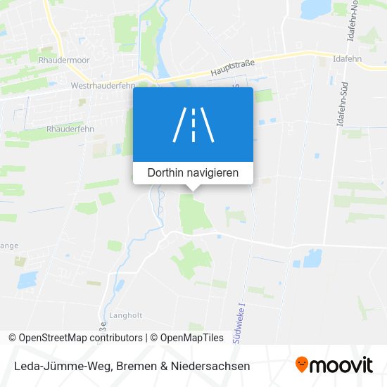 Leda-Jümme-Weg Karte