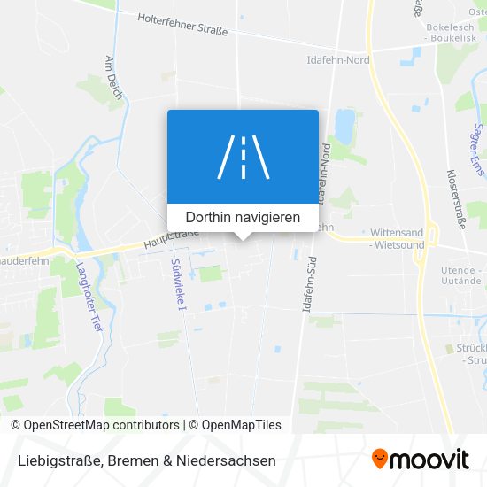 Liebigstraße Karte