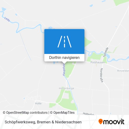 Schöpfwerksweg Karte