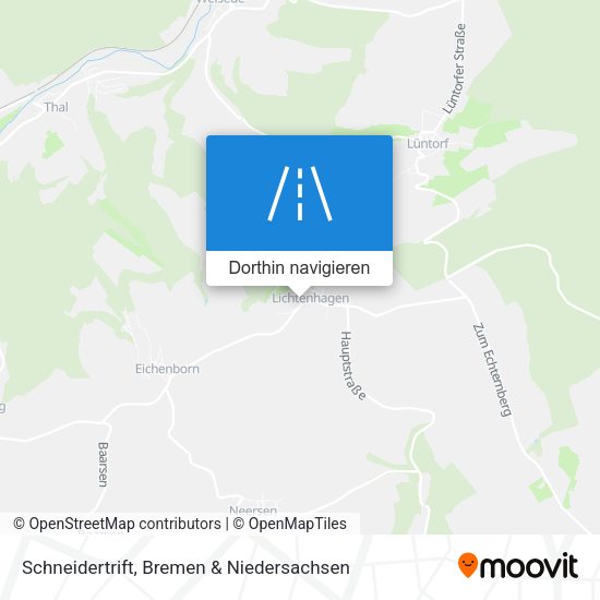 Schneidertrift Karte
