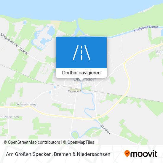 Am Großen Specken Karte