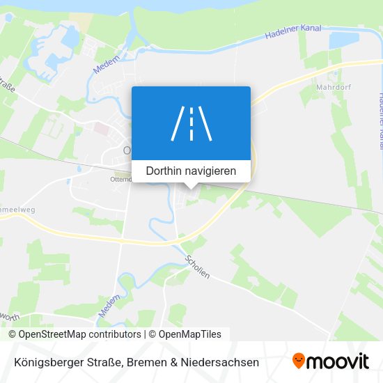 Königsberger Straße Karte