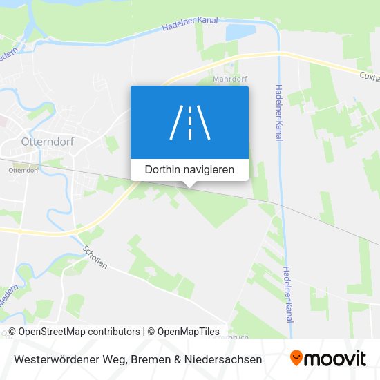 Westerwördener Weg Karte