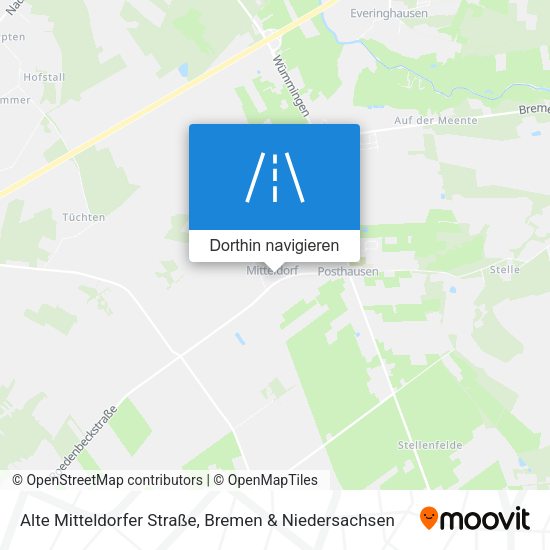 Alte Mitteldorfer Straße Karte