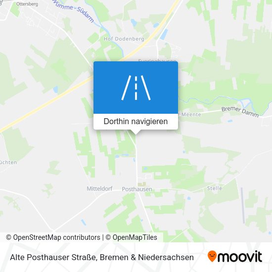 Alte Posthauser Straße Karte