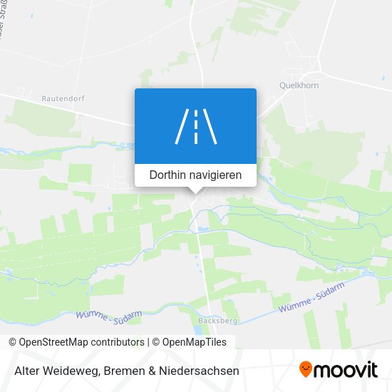 Alter Weideweg Karte