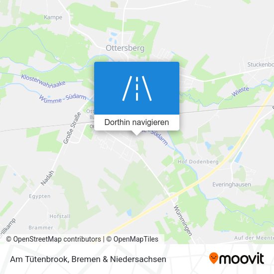 Am Tütenbrook Karte