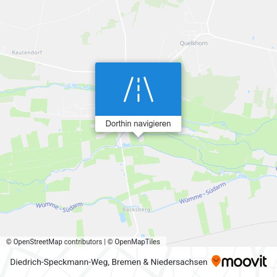 Diedrich-Speckmann-Weg Karte