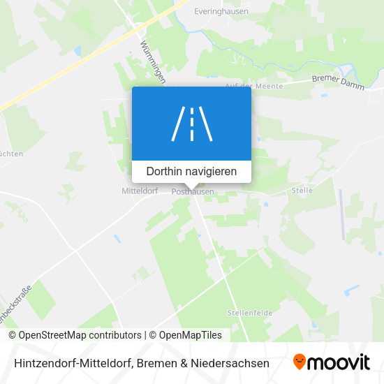 Hintzendorf-Mitteldorf Karte