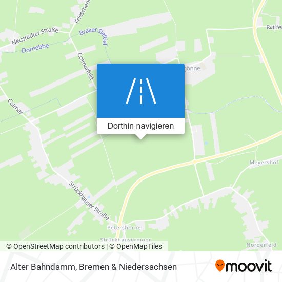 Alter Bahndamm Karte