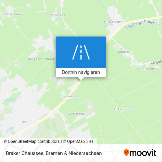 Braker Chaussee Karte