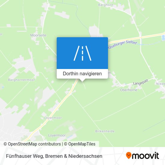 Fünfhauser Weg Karte