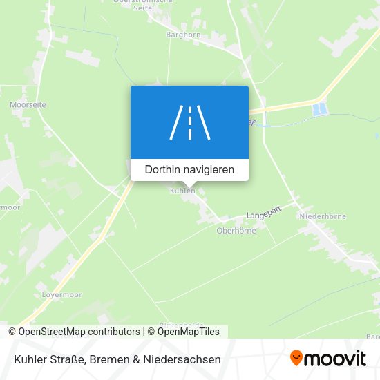Kuhler Straße Karte