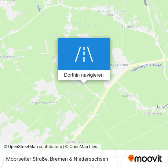 Moorseiter Straße Karte