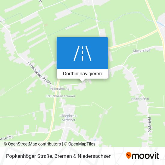 Popkenhöger Straße Karte