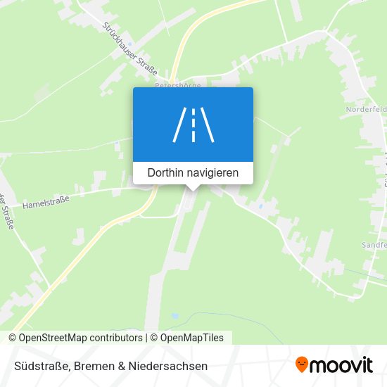 Südstraße Karte