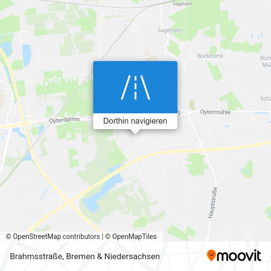 Brahmsstraße Karte