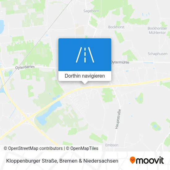 Kloppenburger Straße Karte