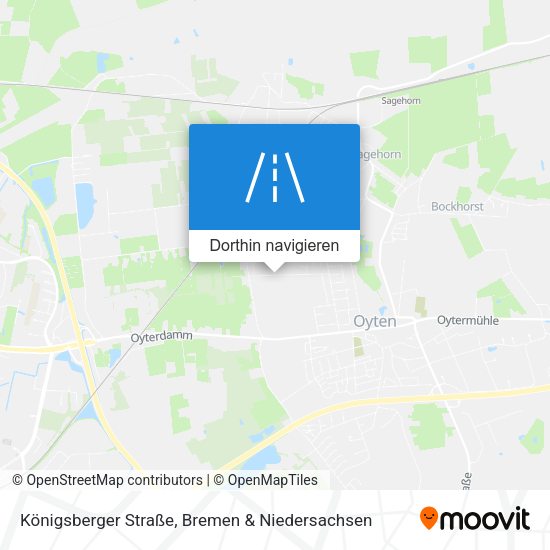 Königsberger Straße Karte