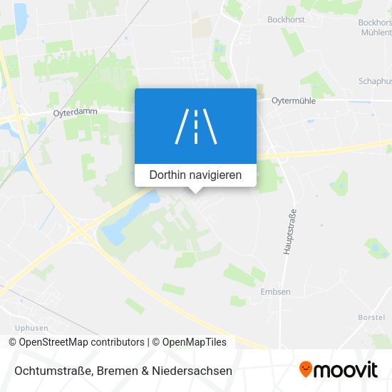 Ochtumstraße Karte