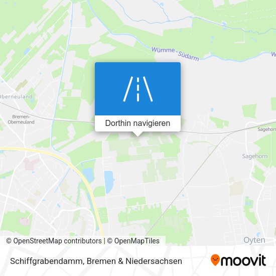 Schiffgrabendamm Karte