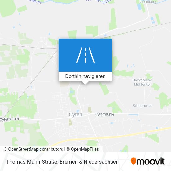Thomas-Mann-Straße Karte