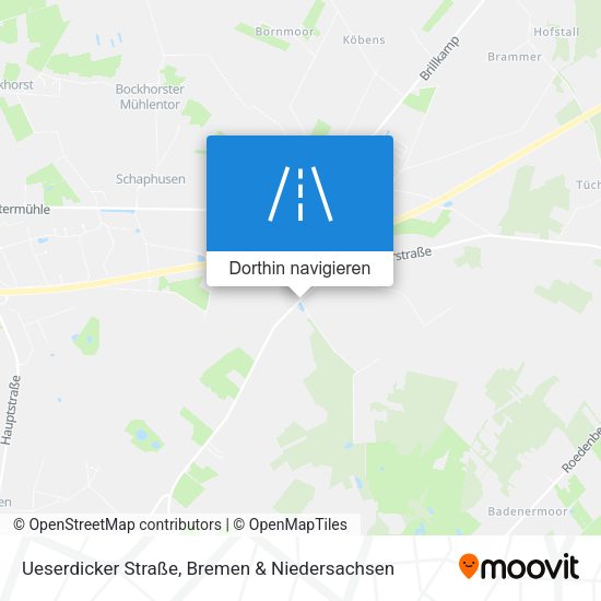 Ueserdicker Straße Karte