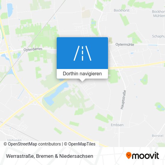 Werrastraße Karte