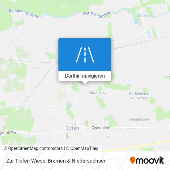 Zur Tiefen Wiese Karte
