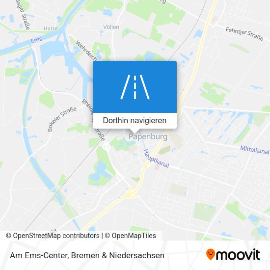 Am Ems-Center Karte