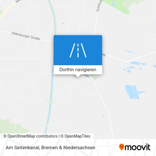 Am Seitenkanal Karte