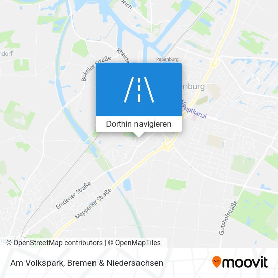 Am Volkspark Karte