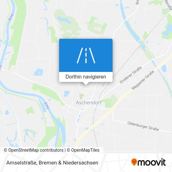 Amselstraße Karte