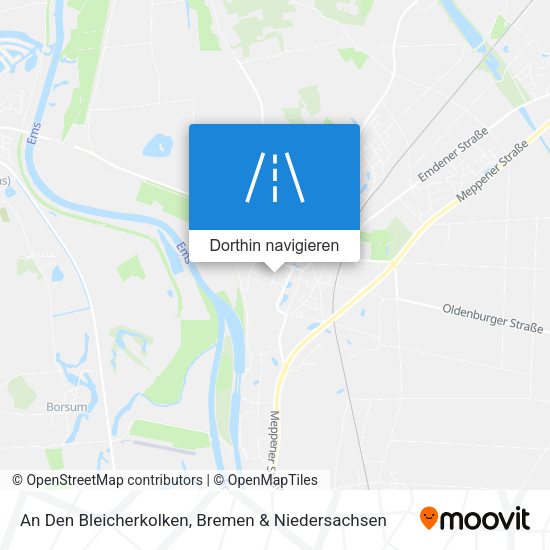 An Den Bleicherkolken Karte