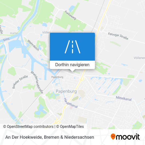 An Der Hoekweide Karte